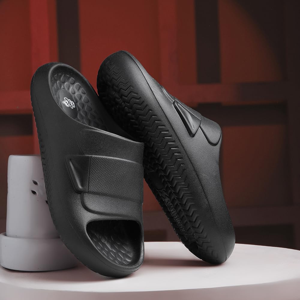 Casual Slides Slipper For Men With EVA Sole - alphahostel.in