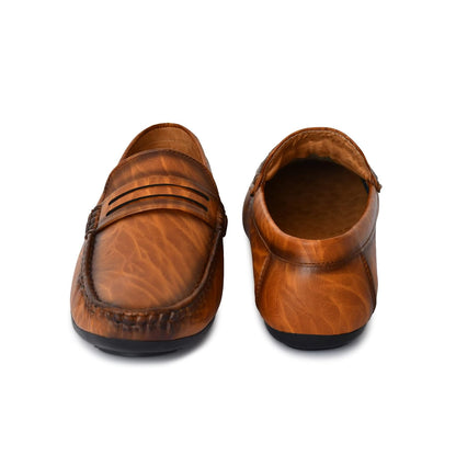 Karaddi Loafer for Men's Shoes Tan Brown Black Shoe - alphahostel.in