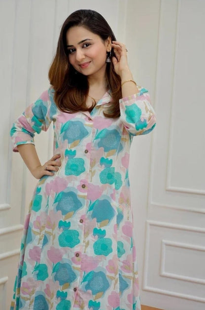 LERIYA FASHION Anarkali Kurta-Set for Women