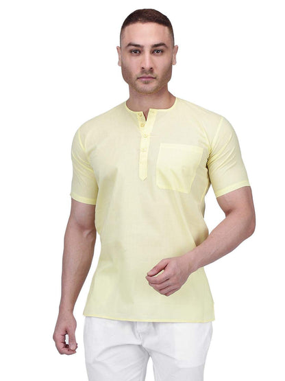 Rajubhai Hargovindas Men Cotton Straight Kurta