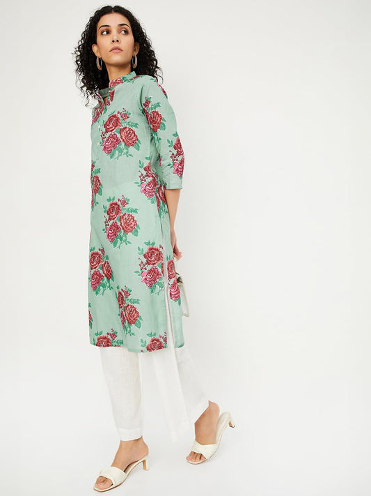 Max Women's Cotton Regular Fit Casual Kurta
