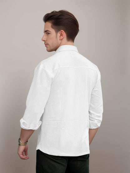 IndoPrimo Men's Regular Fit Fancy Double Pocket