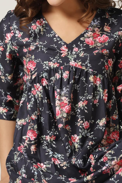 Leriya Fashion Women's Rayon Kurta Set