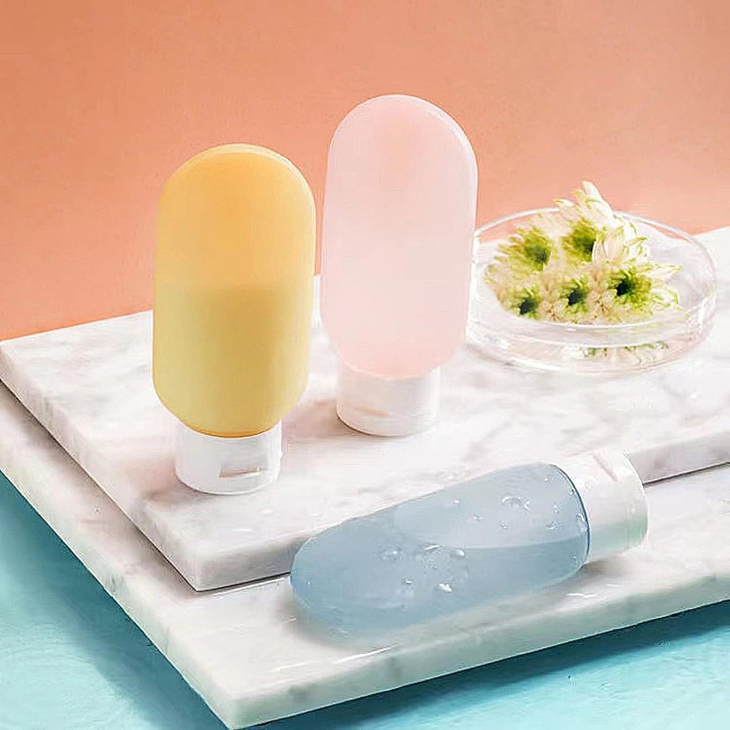 PiyuBind Travel Bottles Set For Toiletries Travel Size