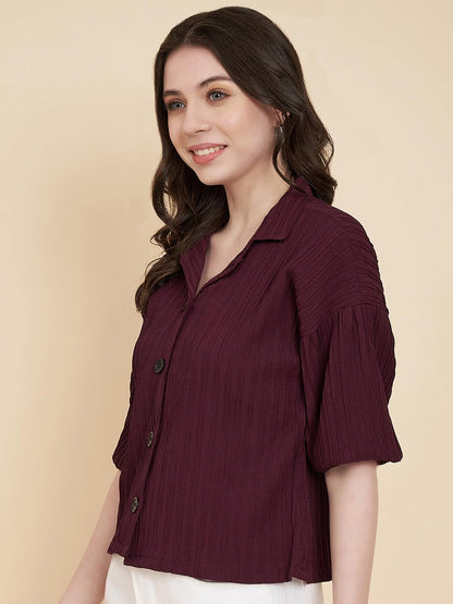 VAIRAGEE Women Cotton Blend Striped Pattern