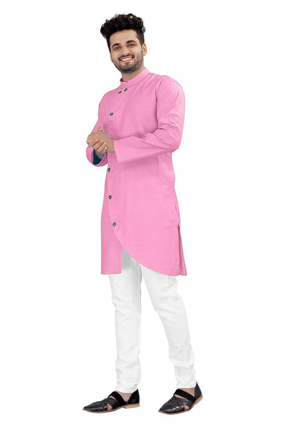 OS JEANS Kurta pyjama for Mens In cross patten