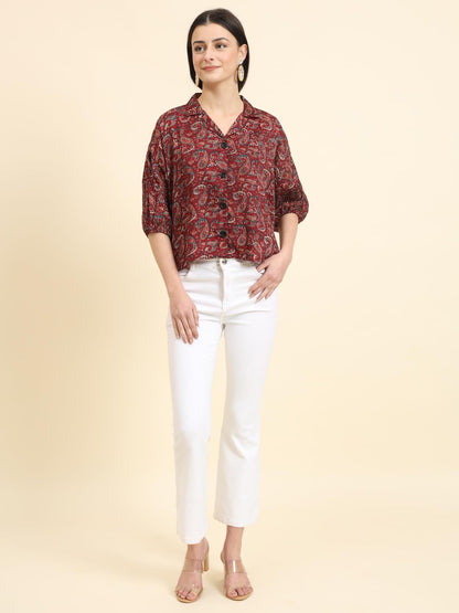 SOFISTY Women's Boxy Shirt | Cotton Bland