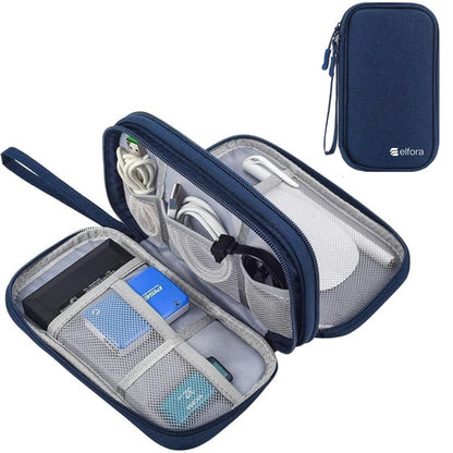 Elfora Cable Organizer Pouch | Travel Organiser Bag