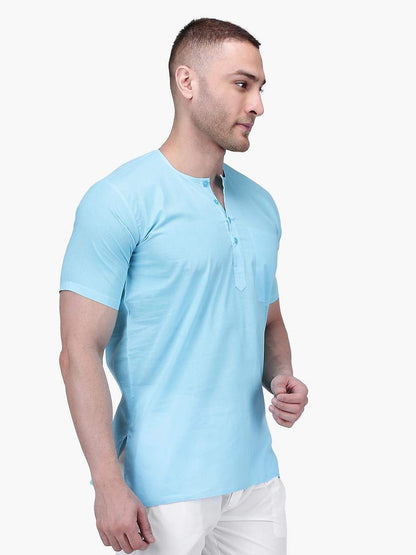 Rajubhai Hargovindas Men Cotton Straight Kurta