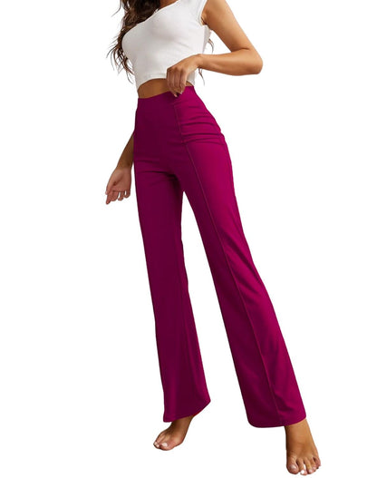 SWADESI STUFF Women's High-Waisted Pant Bell Bottom
