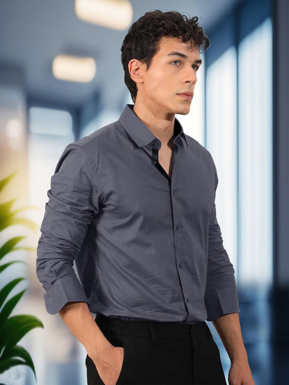 Men's Regular Fit Soft Cotton Blend Casual Comb