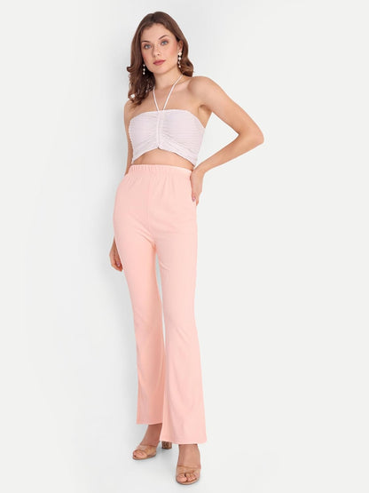 FNOCKS Pants Women's Premium Cotton Bell Bottom