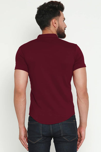 AUSK Men's Regular Fit Half Sleeves Casual Shirt