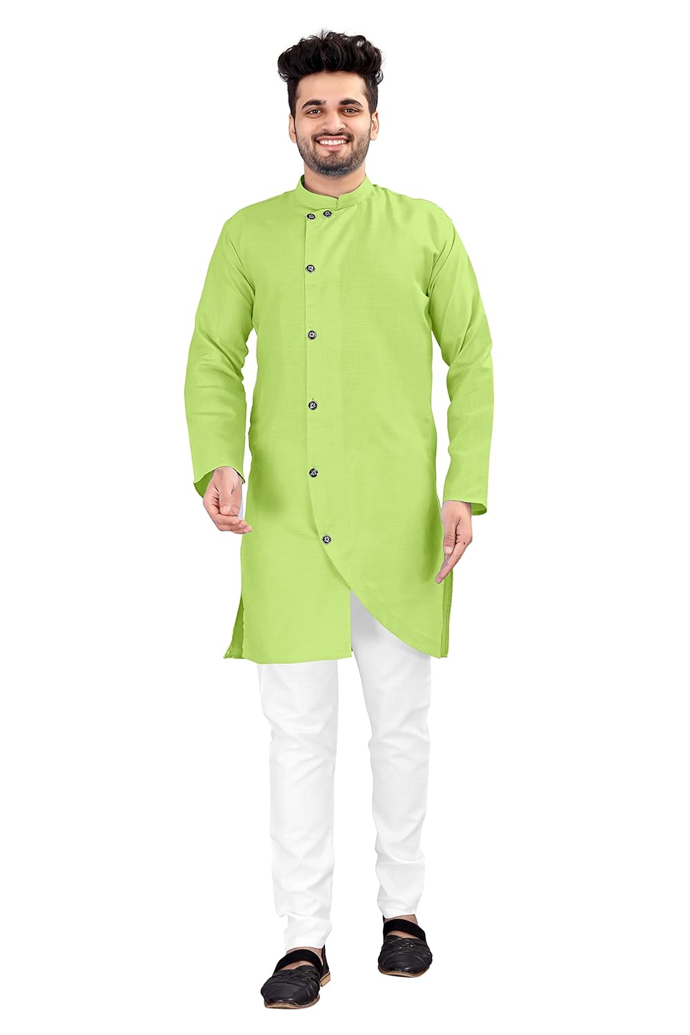 OS JEANS Kurta pyjama for Mens In cross patten