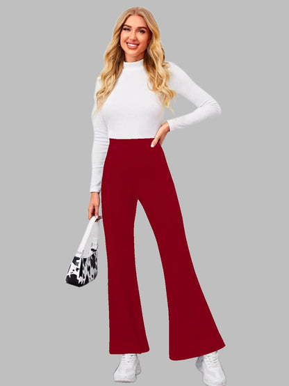 Dream Beauty Fashion Women's Bell Bottom High Waist