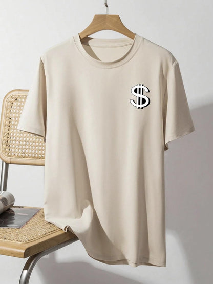 CHKOKKO Women's Polyester Oversized Fit Oversized Round Neck Drop Shoulder Printed T-Shirt