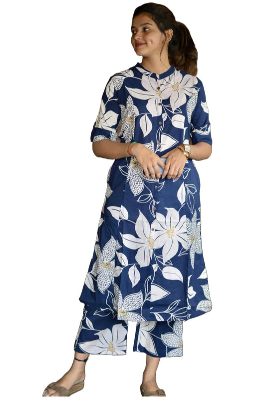 ANNI DESIGNER Women's Rayon Viscose Straight Printed