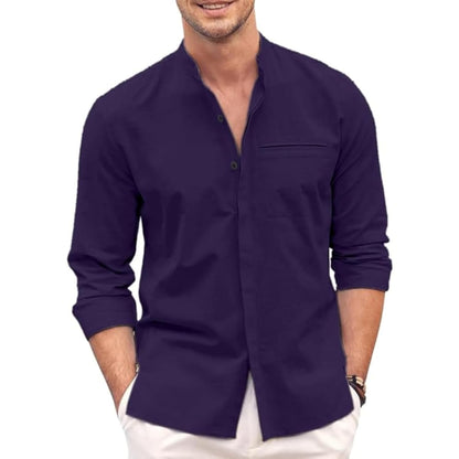 Bellstone Men's Solid Regular Fit Shirt