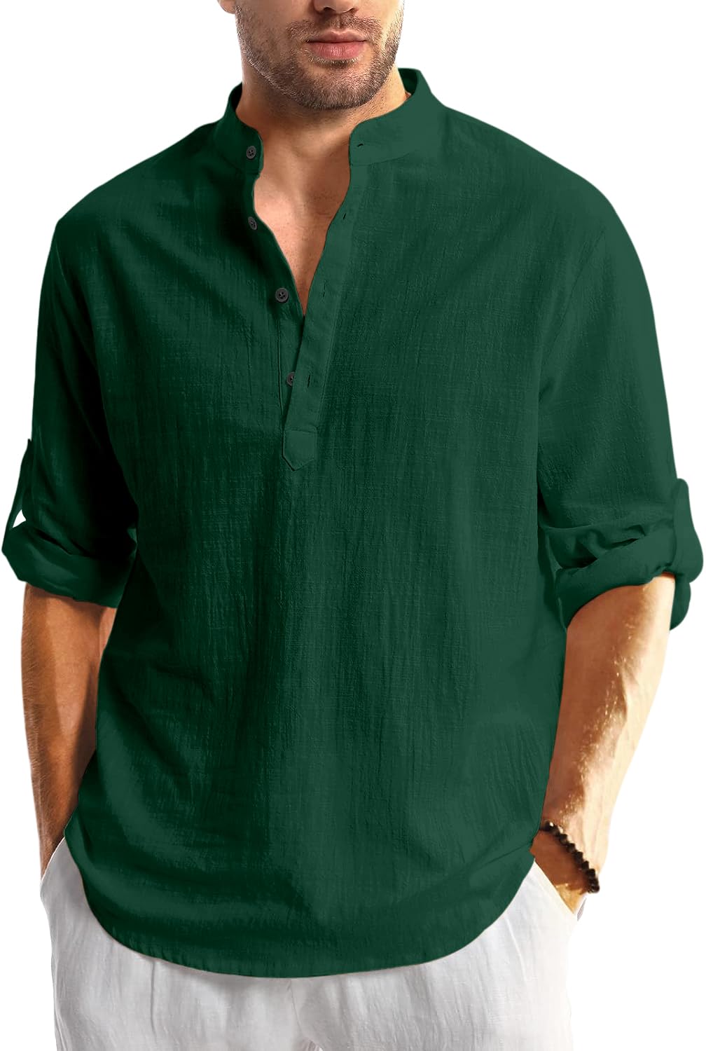 Men Solid Cotton Blend Straight Kurta Shirt Pack of 2