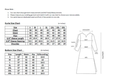 Women's Cotton Blend Floral Printed A-line Kurta