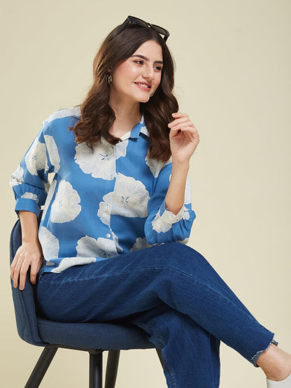 J TURRITOPSIS Women's Rayon Floral Printed Stylish