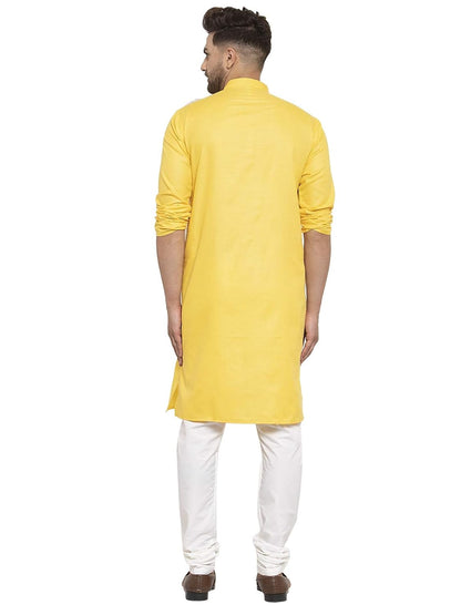 ABH LIFESTYLE Men's Cotton Kurta Pyjama Set