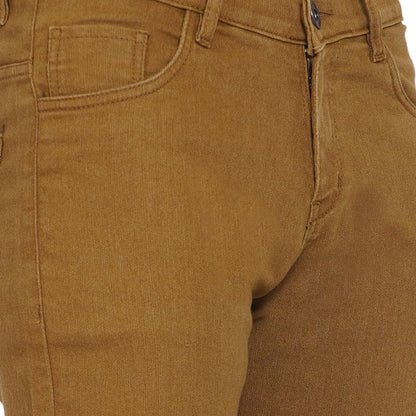 DAIS Men's Stretchable Skinny Fit Mid Rise Jeans