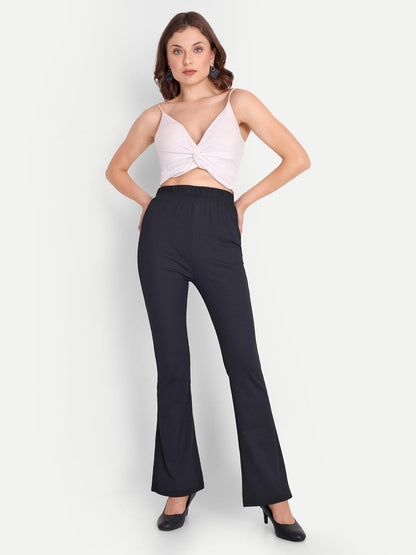 FNOCKS Pants Women's Premium Cotton Bell Bottom