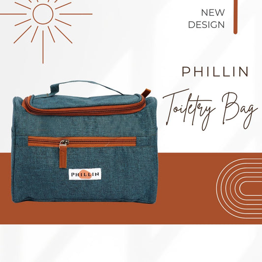 PHILLIN Bag for Men - Water Resistant Travel Pouch