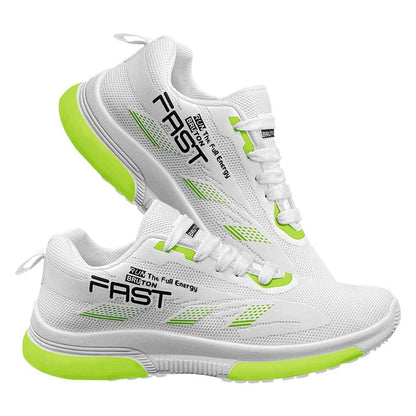 Men's White PVC with Mesh Casual Shoes - alphahostel.in