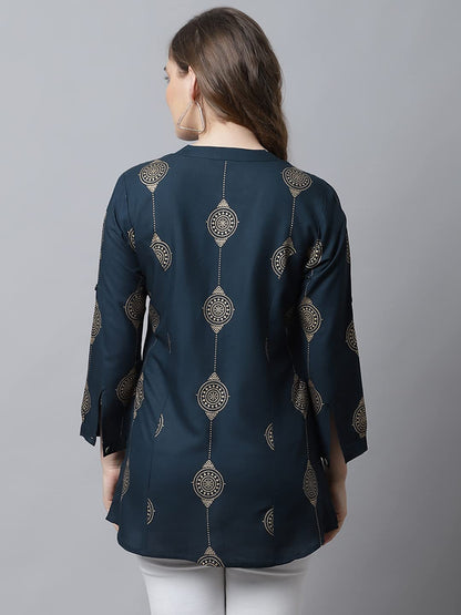 Pistaa's Women's Viscose Relaxed Fit Short Kurti