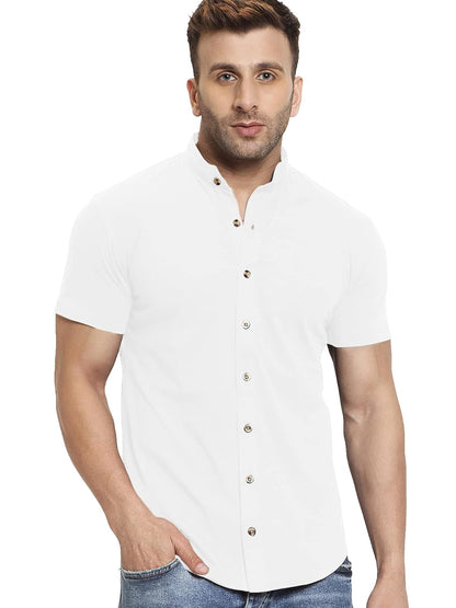 AUSK Men's Regular Fit Half Sleeves Casual Shirt
