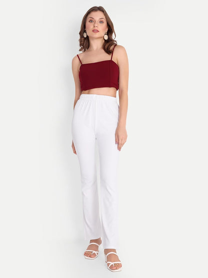 FNOCKS Pants Women's Premium Cotton Bell Bottom