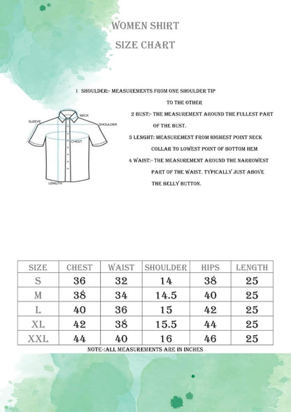 Gufrina top for Women Stylish Western|Shirt Type top