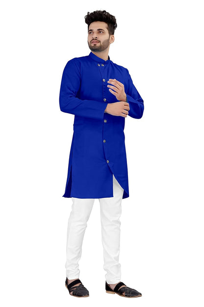 OS JEANS Kurta pyjama for Mens In cross patten