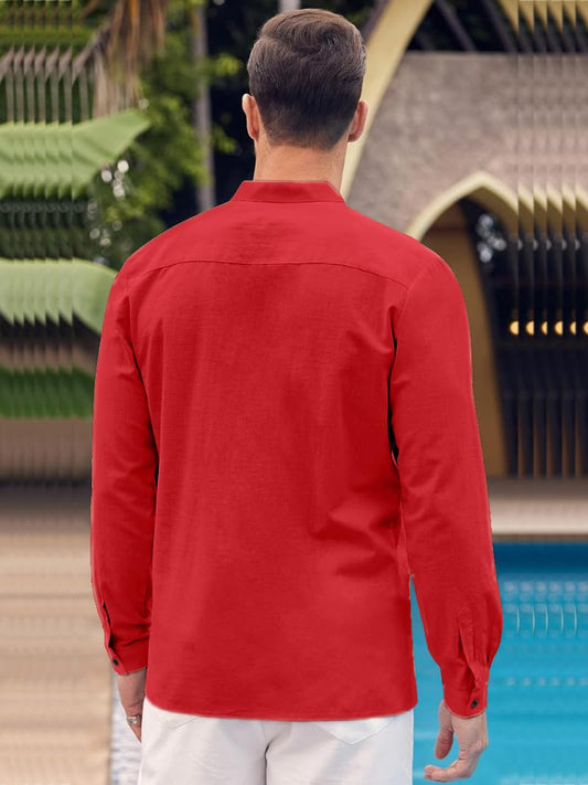 Bellstone Men's Solid Regular Fit Shirt