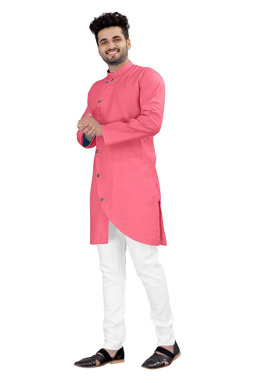OS JEANS Kurta pyjama for Mens In cross patten