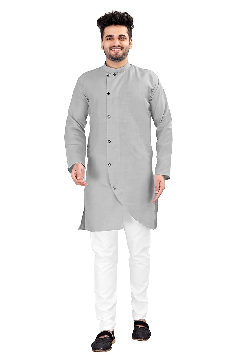 OS JEANS Kurta pyjama for Mens In cross patten