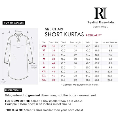 Rajubhai Hargovindas Men Cotton Straight Kurta
