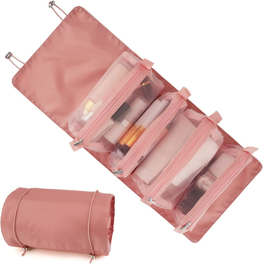 Niwlix 4 in 1 Travel Toiletry Makeup Cosmetic Organizer