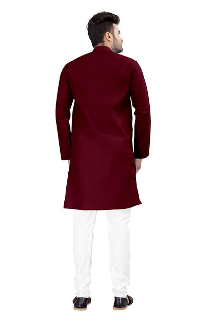 OS JEANS Kurta pyjama for Mens In cross patten