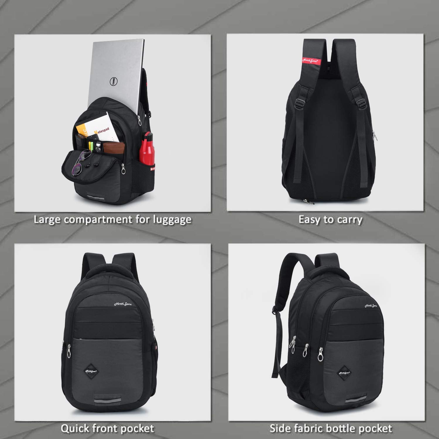 NORTH ZONE Lightweight school bags Backpacks - alphahostel.in