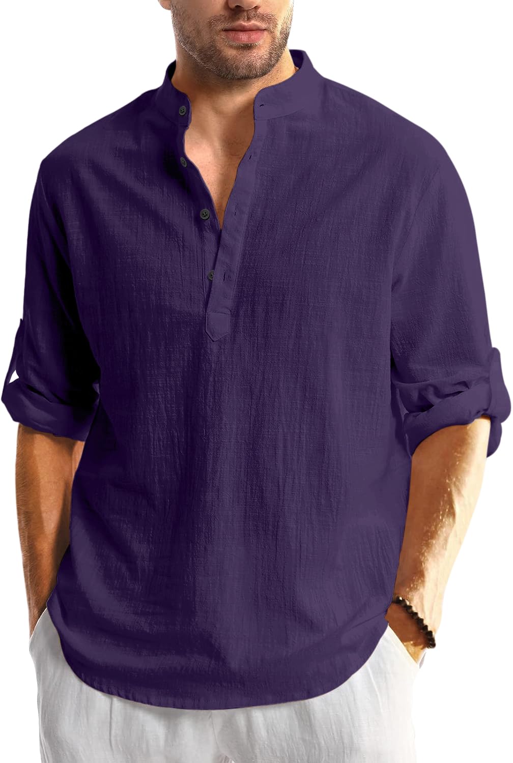 Men Solid Cotton Blend Straight Kurta Shirt Pack of 2