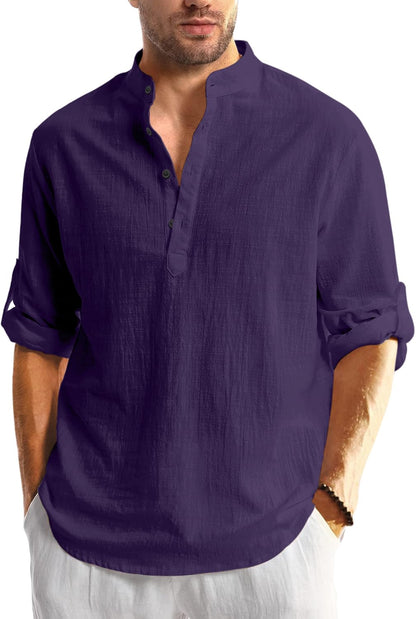 Men Solid Cotton Blend Straight Kurta Shirt Pack of 2