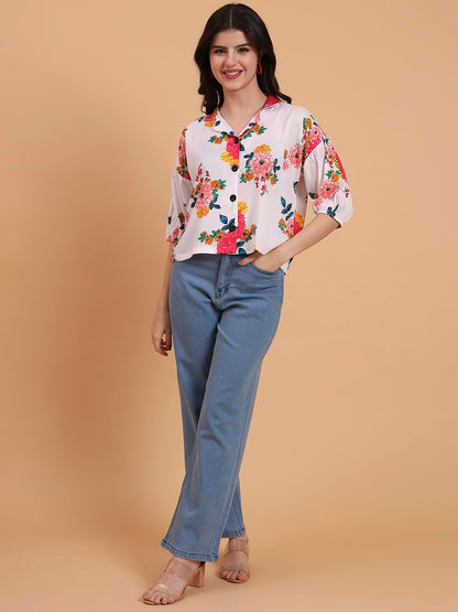 SOFISTY Women's Boxy Shirt | Cotton Bland