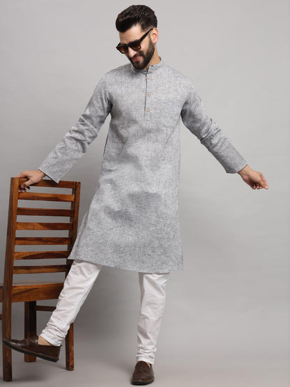 LATEST CHIKAN Men's Cotton Regular Textured