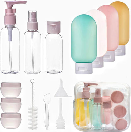 PiyuBind Travel Bottles Set For Toiletries Travel Size