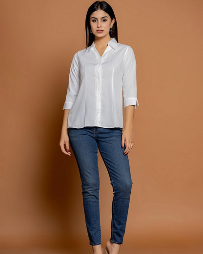 ETHIC GLANCE Women's Poly Viscose Regular Fit