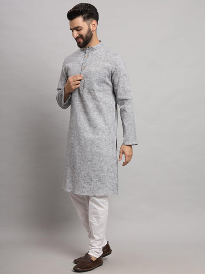 LATEST CHIKAN Men's Cotton Regular Textured