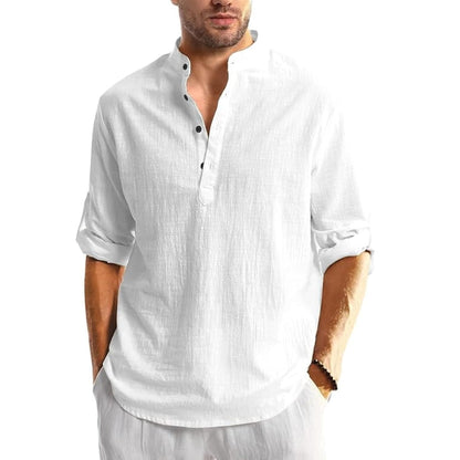 Bellstone Men's Solid Regular Fit Dress Shirt